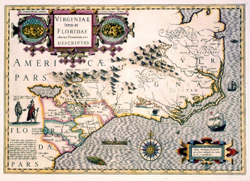 American Southeast 1606